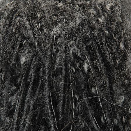 Vlněná směsová příze Marlen černý melír s buklé