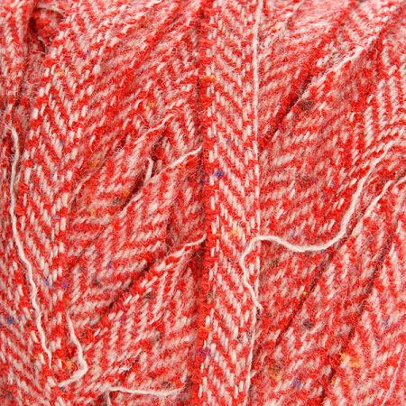 Tweedová stužková příze MarLen červený melír