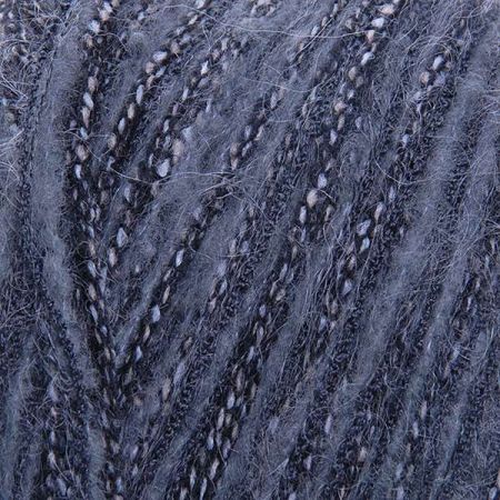 Vlněná směsová příze šedočerný melír