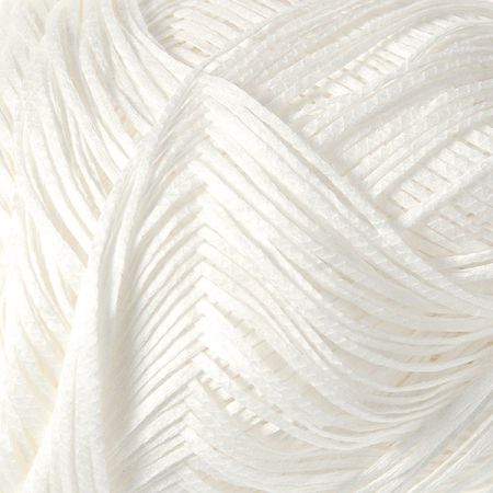 Bavlněná pletací příze MarLen stužková lomená bílá