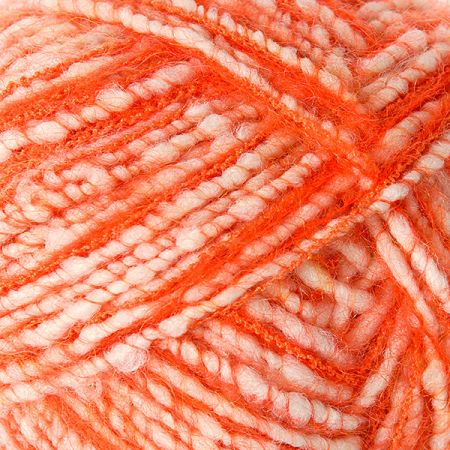 Vlněná směsová příze MarLen oranžový melír