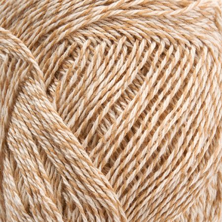 Vlna směs kašmír pletací příze hnědý melír