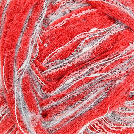 Vlněná pletací příze MarLen červenošedý melír