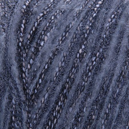 Směsová vlněná pletací příze šedý melír