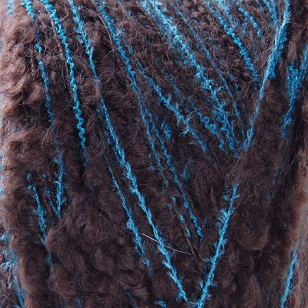 Vlněná pletací příze MarLen hnědomodrá