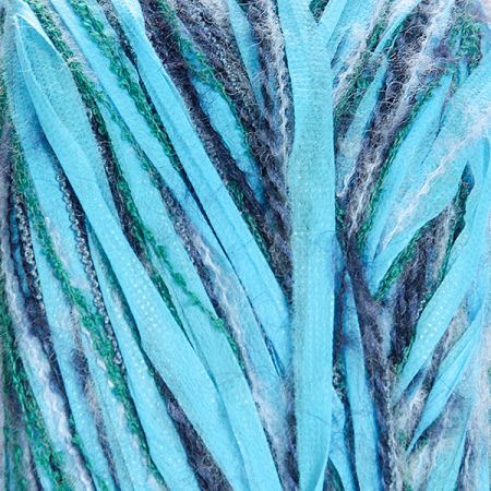 Efektní vlněná příze MarLen modrý melír