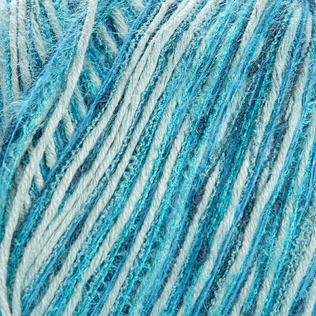 Vlněná příze MarLen buklé modrotyrkysový melír