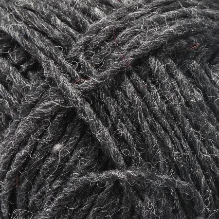 Vlněná pletací příze MarLen šedočerný melír