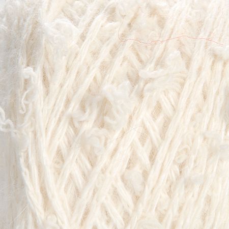 Příze vlna alpaka/angora MarLen slonová kost střapce