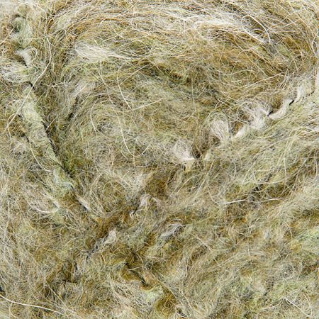 Mohérová pletací příze MarLen hustší delší vlas zelený