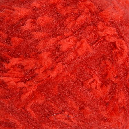 Vlněná pletací příze MarLen se střapečky červený melír