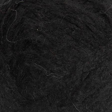 Mohérová pletací příze MarLen hustší delší vlas černá