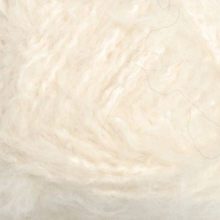 Mohérová pletací příze MarLen delší vlas slon. kost