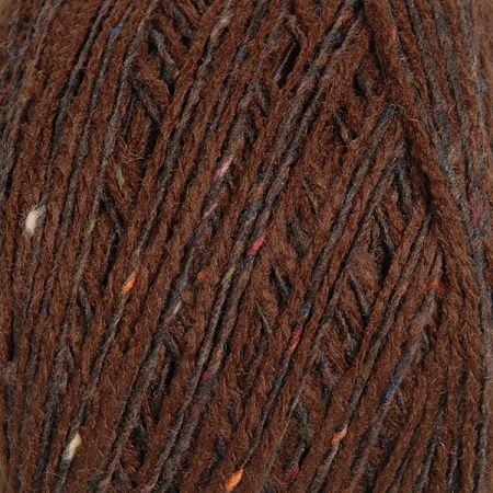 Tweedová pletací příze MarLen tmavěhnědá