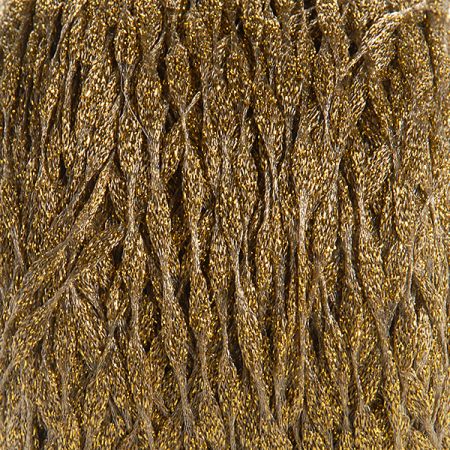 Efektní přípletová pletací příze starozlatá MarLen