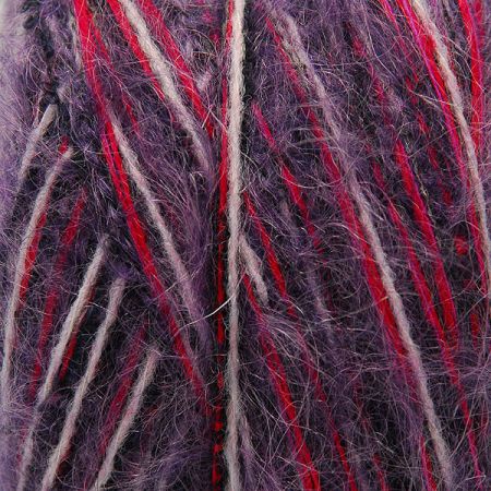 Moherová pletací příze Marlen fialový melír
