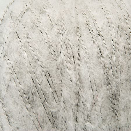 Moherová směsová příze Marlen šedočerný melír