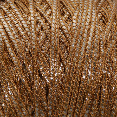 Efektní příze Marlen směs vis/PP hnědá