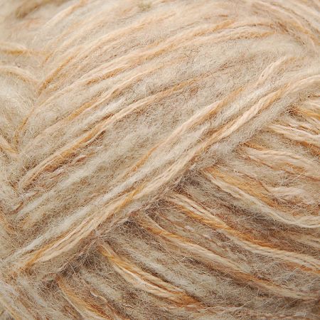 Vlněná směsová pletací příze MarLen šedohnědý melír