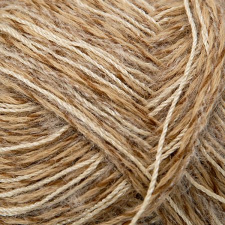 Vlněná melírová příze Marlen hnědobéžová