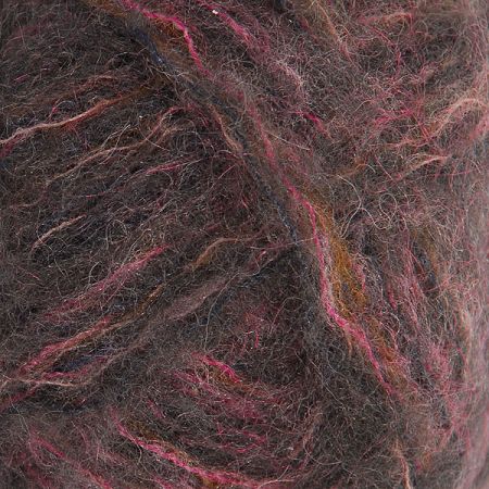 Moherová příze Marlen šedorůžový melír