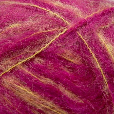 Moherová pletací příze Marlen růžový melír