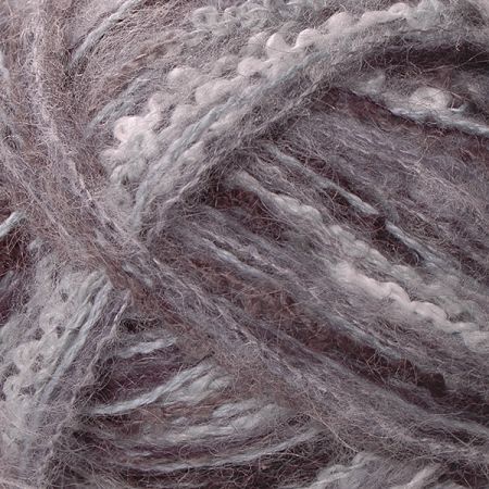 Směsová vlněná pletací příze šedý melír