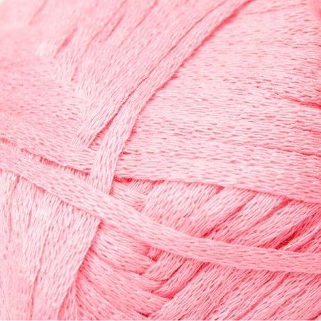 Bavlněná stužková pletací příze světle růžová 
