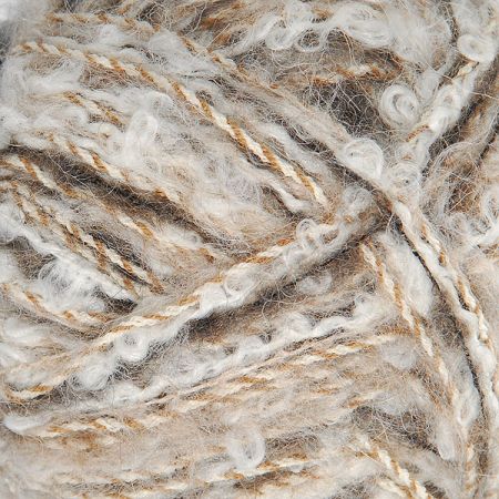 Efektní směsová příze Marlen hnědý melír s buklé