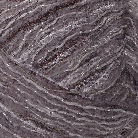Směsová vlněná pletací příze šedostříbrný melír