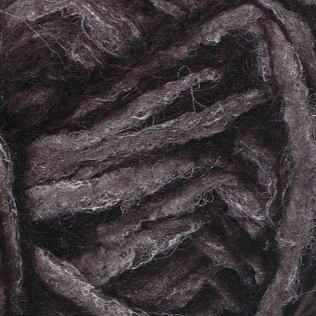 Směsová vlněná pletací příze šedočerný melír