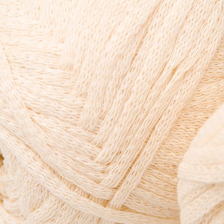 Bavlněná stužková příze MarLen smetanové barvy