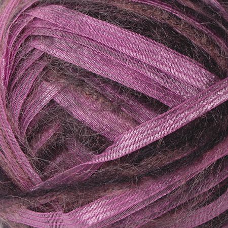 Vlněná pletací příze MarLen fialovočerný melír