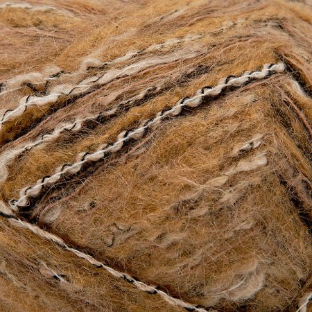 Moherová pletací příze Marlen hnědý melír