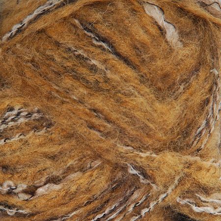 Moherová pletací příze Marlen hnědý melír