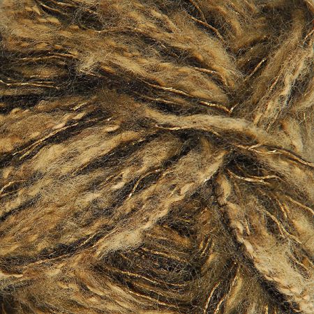 Vlna moher pletací příze Marlen zlatočerný melír