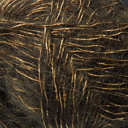 Moherová příze Marlen zelenozlatá