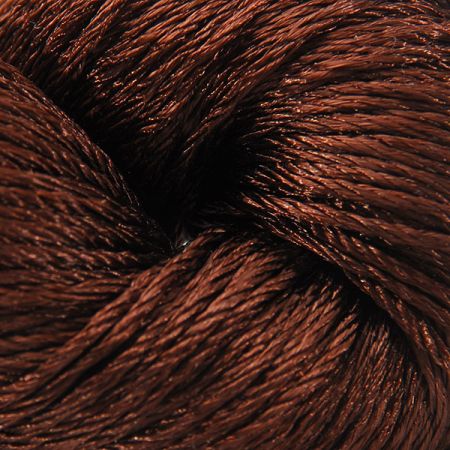 Viskozová lesklá příze Marlen čokoládově hnědá