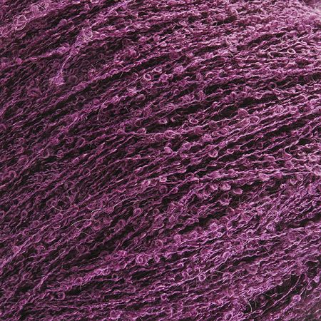 Směsová pletací příze jemné bukle přadeno fialová