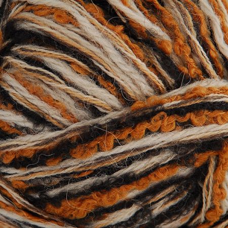 Vlněná směsová příze Marlen hnědosmetanový melír