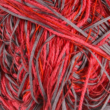 Směsová pletací příze MarLen červenošedý melír