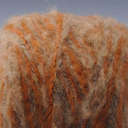 Efektní moherová příze Marlen hnědý melír