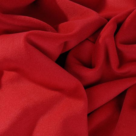 Flauš vlna směs červené barvy