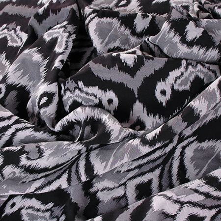 Efektní žakárová tkanina nevšední vzor