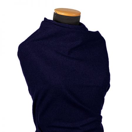 Vlněná látka tm. modrá