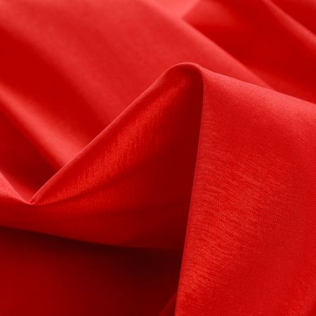 Taft pružný jasně červený