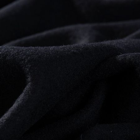 Vlněná látka na kabát černá
