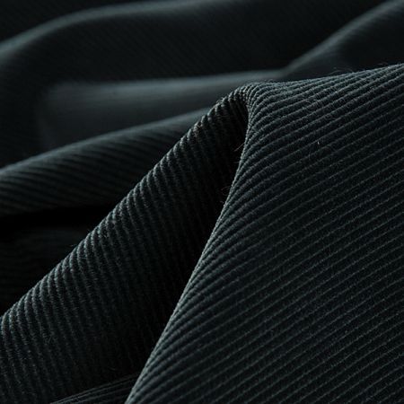 Manšetr pružný bavlněný černé barvy