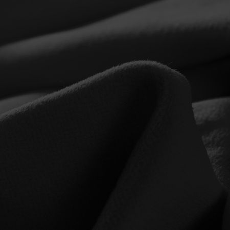 Vlněná kabátová látka černá oboustranná