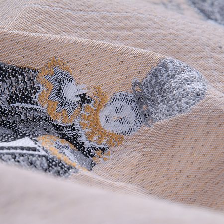 Pražské Jezulátko kupón černostříbrná/béžová